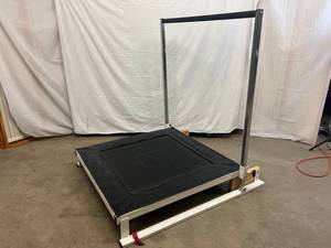 Heavy Duty Adjustable Square Rehabilitation Fitness Therapy Rebounder - Trampoline In Great Condition