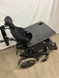 MSRP $5000 Sunrise Medical Quickie Zippie Iris Tilt In Space Wheelchair With Tray - Great Working Condition