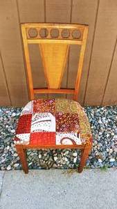 lot 54 image: Mid Century High Back Cane Dining Chair