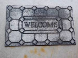 Welcome Rubber Mat 18 x 30...