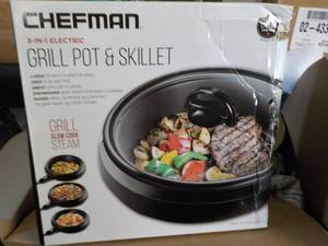 Chef man 3 in 1 Electric Grill Pot ...