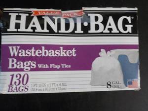 Box of 130 - 8 Gallon Wastebasket B...