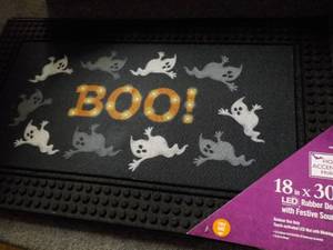 18 x 30 LED Halloween Rubber mat w...