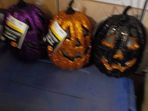 3 Halloween Pumpkin Dcor...