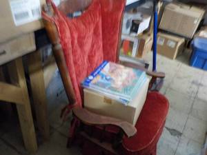 Red Velvet Chair and Advent Calenda...