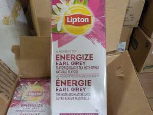 6 Boxes Lipton Earl Grey Black Tea...
