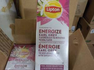 6 Boxes Lipton Earl Grey Black Tea...