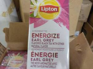 6 Boxes Lipton Earl Grey Black Tea...