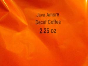 Case of 64 Bags Java Amore Decaf Co...