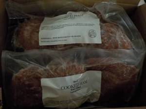 10 lb. Box Sliced Cooked Ham...