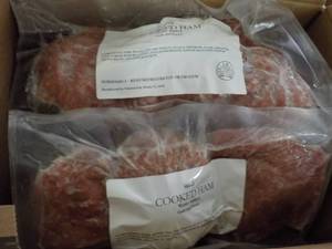10 lb. Box Sliced Cooked Ham...