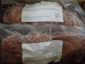 10 lb. Box Sliced Cooked Ham...