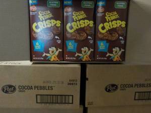 3 Cases Post Cocoa Pebbles Crisps...