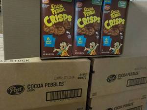 3 Cases Post Cocoa Pebbles Crisps...