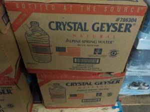 2 Cases 6 Gallons each Crystal Geye...
