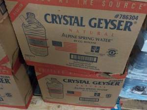 2 Cases 6 Gallons each Crystal Geye...