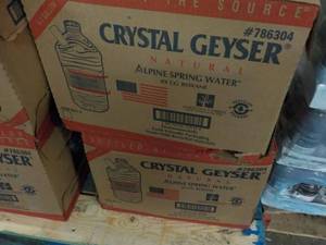 2 Cases 6 Gallons each Crystal Geye...