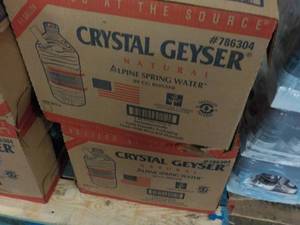 2 Cases 6 Gallons each Crystal Geye...