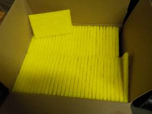 Case of 60 - 3 x 5 Scrubbing Pads...