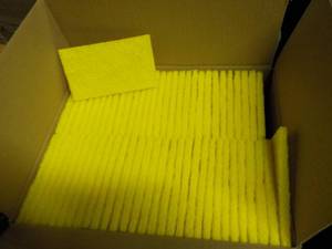 Case of 60 - 3 x 5 Scrubbing Pads...