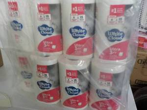 48 Rolls White Cloud Ultra 3 Ply To...