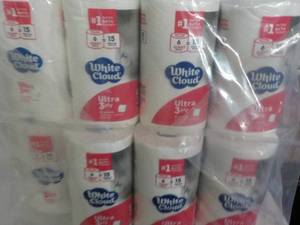 48 Rolls White Cloud Ultra 3 Ply To...