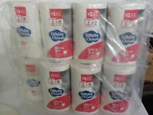48 Rolls White Cloud Ultra 3 Ply To...