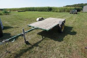 lot 7 image: 2000 Home Made 8 Utility Trailer