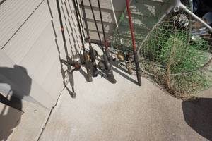 lot 80 image: Lot of Fishing Rods and Landing Nets