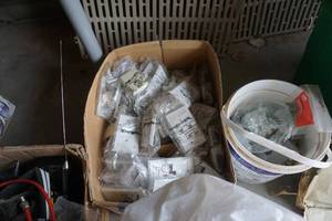 lot 135 image: Large lot of Electrical CableWall Plates With Wiring Staples