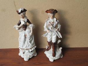 lot 190 image: Two porcelain figures...