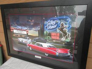 lot 4 image: Double Feature drive in print 39x28...