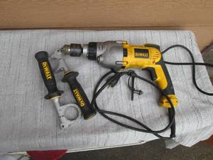 lot 13 image: DeWalt drill and tools...