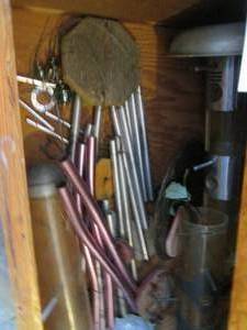 lot 47 image: Wind chimes, feeders and more...