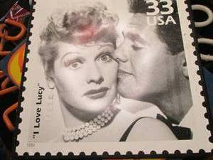 lot 79 image: Metal I Love Lucy stamp sign...