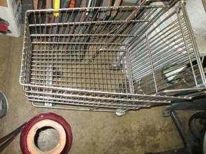 lot 93 image: Kids miniature shopping cart...