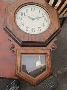 lot 267 image: Howard Miller clock...