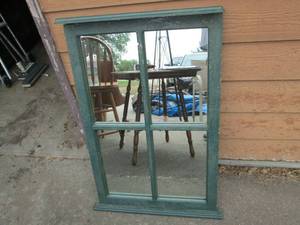 lot 269 image: Window themed mirror...