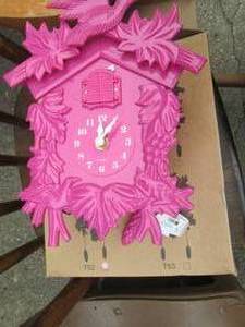 lot 272 image: Cucko clock with box...
