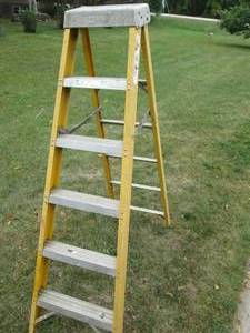 lot 276 image: Folding step ladder...