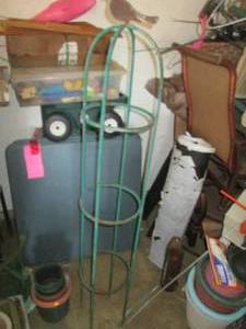 lot 148 image: Metal stand 64 tall...