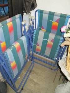 lot 155 image: 2 Lawn chairs...