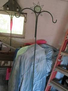 lot 158 image: One 8 tall shepherd hook...