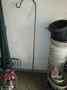 lot 251 image: 5 tall shepherd hook...