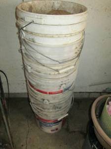 lot 254 image: Lot of plastic buckets...