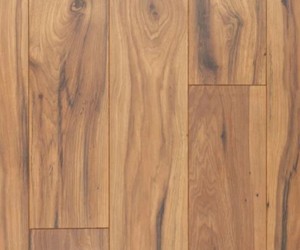 lot 610 image: Roughly 235 Sq Ft (14 Boxes) of Mohawk Home Mayfield Hickory Waterproof Laminate 12mm Thick Plank With 2mm Attached Pad Included