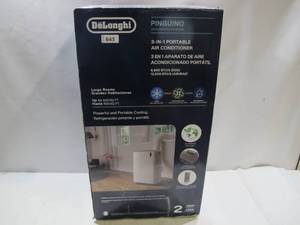 lot 643 image: DeLonghi Pinguino Compact Special Edition Portable Air Conditioner, 500 Sq Ft