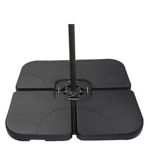 lot 671 image: Patio Premier - Blow Mold Offset Umbrella Base - Black