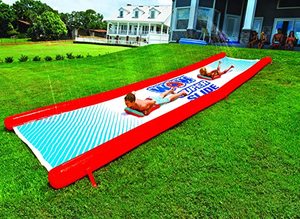 lot 682 image: Wow World of Watersports Super Waterslide 25 x 6 Feet Giant Backyard Waterslide with Sprinkler