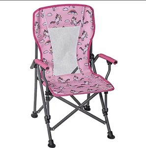 lot 697 image: Members Mark Kids Novelty Hard Armchair - Unicorn Pink